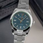 Rolex Milgauss 116400GV (Unknown (random serial)) - Blue dial 40 mm Steel case (3/8)