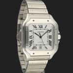 Cartier Santos WSSA0018 (2024) - Zilver wijzerplaat 40mm Staal (4/8)