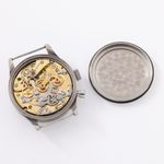 Lemania Vintage 15CHT (1960) - Zilver wijzerplaat 38mm Staal (8/8)