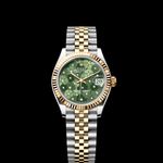 Rolex Datejust 31 278273 (2023) - Green dial 37 mm Gold/Steel case (1/1)