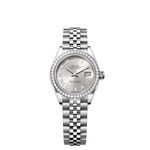 Rolex Lady-Datejust 279384RBR (2024) - Silver dial 28 mm Steel case (1/1)