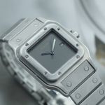 Cartier Santos 2960 (1990) - Wit wijzerplaat 29mm Staal (1/8)