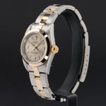 Rolex Oyster Perpetual 67183 (1993) - Grey dial 26 mm Gold/Steel case (4/8)