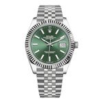 Rolex Datejust 41 126334 (2024) - Groen wijzerplaat 41mm Witgoud (1/7)