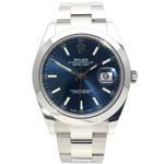 Rolex Datejust 41 126300 (2024) - Blauw wijzerplaat 41mm Staal (2/8)