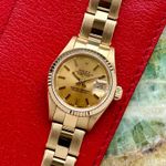 Rolex Lady-Datejust 69178 (1991) - Gold dial 26 mm Yellow Gold case (1/8)