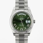 Rolex Day-Date 40 228239 (2016) - Groen wijzerplaat 40mm Witgoud (1/6)