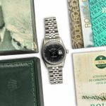 Rolex Datejust 36 16014 (1984) - Zwart wijzerplaat 36mm Staal (8/8)