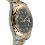 Rolex Datejust II 116333 (2010) - Black dial 41 mm Gold/Steel case (7/8)