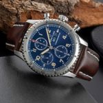 Breitling Aviator 8 A13316101C1X2 (Unknown (random serial)) - Blue dial 43 mm Steel case (2/8)