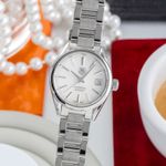 TAG Heuer Carrera Lady WAR2411.BA0776 (Onbekend (willekeurig serienummer)) - Wit wijzerplaat 28mm Staal (3/8)