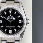 Rolex Explorer 114270 (2008) - Zwart wijzerplaat 36mm Staal (5/8)