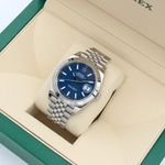 Rolex Datejust 41 126300 (Unknown (random serial)) - Blue dial 41 mm Steel case (1/6)
