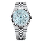 Rolex Land-Dweller 40 127336 (2025) - Blue dial 40 mm Platinum case (4/6)