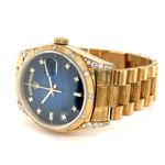 Rolex Day-Date 36 18338 (1991) - Blue dial 36 mm Yellow Gold case (5/8)