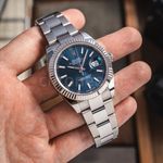 Rolex Datejust 41 126334 (2021) - Blue dial 41 mm Steel case (3/8)