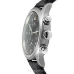 IWC Pilot Chronograph IW374101 (1995) - Zwart wijzerplaat 36mm Staal (5/8)