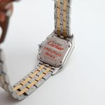 Cartier Panthère 1120 (Unknown (random serial)) - White dial 22 mm Gold/Steel case (7/8)