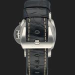 Panerai Luminor 1950 10 Days GMT PAM00986 (2020) - Blue dial 44 mm Steel case (6/8)