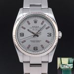 Rolex Air-King 114234 (2008) - Silver dial 34 mm Steel case (1/8)