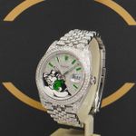 Rolex Datejust 41 126300 (2020) - Diamant wijzerplaat 41mm Staal (2/7)