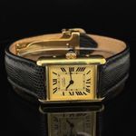 Cartier Tank 2415 (2000) - Champagne dial 22 mm Gold/Steel case (7/8)