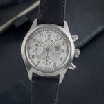 IWC Pilot Spitfire Chronograph IW370628 (2004) - Silver dial 39 mm Steel case (3/8)