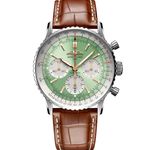 Breitling Navitimer AB0139211L1P1 (2024) - Groen wijzerplaat 41mm Staal (1/8)