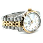 Rolex Datejust 36 16013 (1987) - White dial 36 mm Gold/Steel case (3/8)