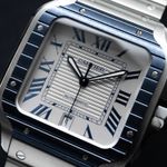 Cartier Santos WSSA0047 (2022) - Grijs wijzerplaat 40mm Staal (3/7)