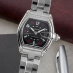 Cartier Roadster W62002V3 (2008) - Zwart wijzerplaat 38mm Staal (3/8)