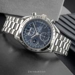 Omega Speedmaster Day Date 3521.80.00 (Onbekend (willekeurig serienummer)) - Blauw wijzerplaat 39mm Staal (2/8)