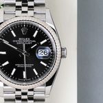 Rolex Datejust 36 126234 (2024) - Zwart wijzerplaat 36mm Staal (4/8)