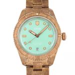 Oris Divers Sixty Five 01 733 7771 3157-07 8 19 15 (2021) - Green dial 38 mm Bronze case (1/2)