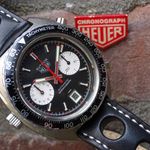 Heuer Autavia 11630 (1972) - Black dial 42 mm Steel case (1/8)