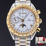 Omega Speedmaster Reduced 3330.20.00 (Unknown (random serial)) - White dial 39 mm Steel case (1/7)