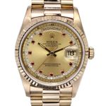 Rolex Day-Date 36 18238 (1990) - Champagne dial 36 mm Yellow Gold case (5/8)