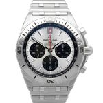 Breitling Chronomat 42 AB0134101G1A1 (2024) - Silver dial 42 mm Steel case (7/8)