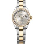 Rolex Lady-Datejust 279383RBR (2025) - Zilver wijzerplaat 28mm Goud/Staal (1/1)