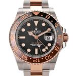 Rolex GMT-Master II 126711CHNR (2022) - Black dial 40 mm Gold/Steel case (1/8)
