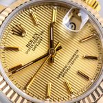 Rolex Datejust 31 68273 (1988) - Champagne dial 31 mm Gold/Steel case (2/8)