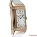 Jaeger-LeCoultre Reverso Duetto Duo Q2692420 (Unknown (random serial)) - Silver dial 25 mm Red Gold case (7/8)