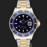 Rolex Submariner Date 16613 (2008) - 40mm Goud/Staal (3/8)