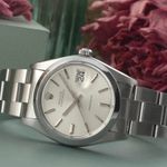 Rolex Oyster Precision 6694 (1980) - Zilver wijzerplaat 34mm Staal (2/8)