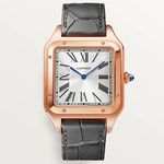 Cartier Santos Dumont WGSA0032 (2025) - Zilver wijzerplaat 47mm Roségoud (1/1)