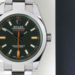 Rolex Milgauss 116400GV (2021) - Zwart wijzerplaat 40mm Staal (5/8)