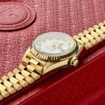 Rolex Lady-Datejust 69178 (1991) - Zilver wijzerplaat 26mm Geelgoud (4/8)