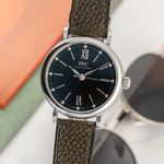 IWC Portofino Automatic IW357412 (Onbekend (willekeurig serienummer)) - Groen wijzerplaat 34mm Staal (3/8)