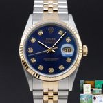 Rolex Datejust 36 16233 (1995) - 36mm Goud/Staal (1/8)