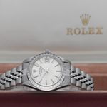 Rolex Oyster Perpetual Lady Date 69240 (1984) - Zilver wijzerplaat 26mm Staal (3/8)